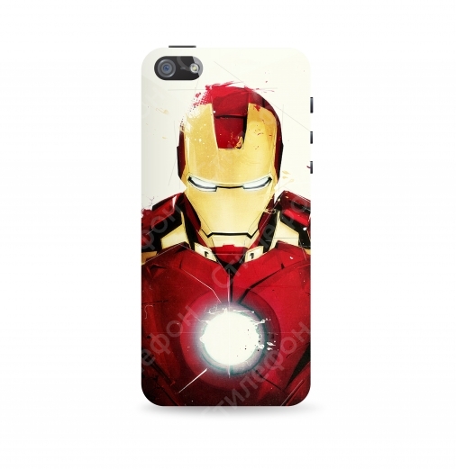 Чехол для iPhone 5s / 6s / 6s+ / 7 / 7+ / 8 / 8+ / Xs / 11 / 12 / Pro / Max - Iron Man (Железный человек №2)