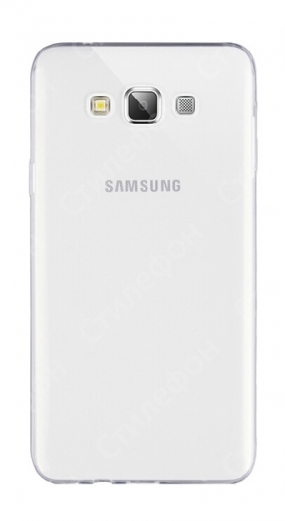 Чехол силиконовый для Samsung Galaxy E5 E500 ультратонкий (Прозрачный)