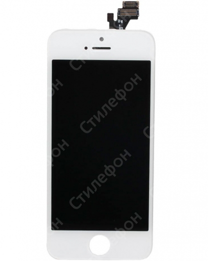 Дисплей для iPhone 5 со стеклом в сборе Белый (Оригинал)