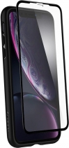 Защитное стекло 3D 0.15мм гибридное Ainy на весь экран для Apple iPhone XR Hybrid (Чёрное)