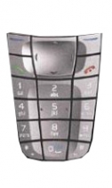 Клавиатура Nokia 6200 Русифицированная (Серебро)