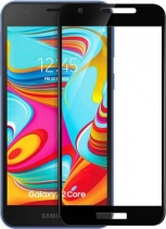 Защитное стекло Full Screen для Samsung Galaxy A2 Core (Чёрное)