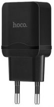 Сетевое зарядное устройство Hoco C22A 2.4A Single Port Fast Charger (Черное)