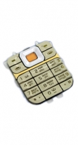Клавиатура Nokia 7360 Русифицированная (Розовая, золотая)