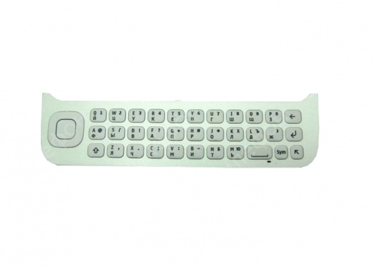 Клавиатура для Nokia N97 русифицированная (Белая)