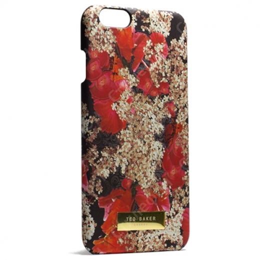 Чехол Ted Baker для iPhone 6s Plus (Красные цветы)