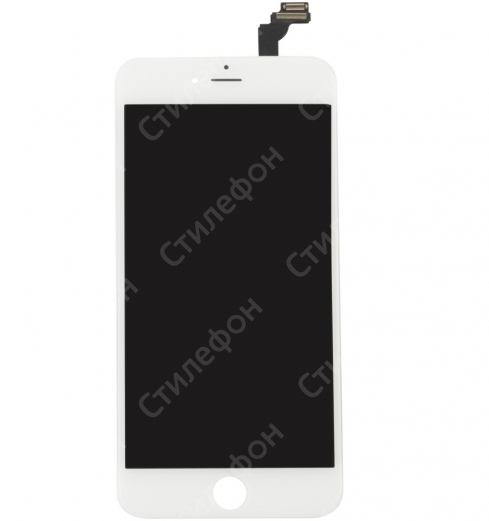 Дисплей iPhone 6 Plus в сборе со стеклом Белый (Оригинал)