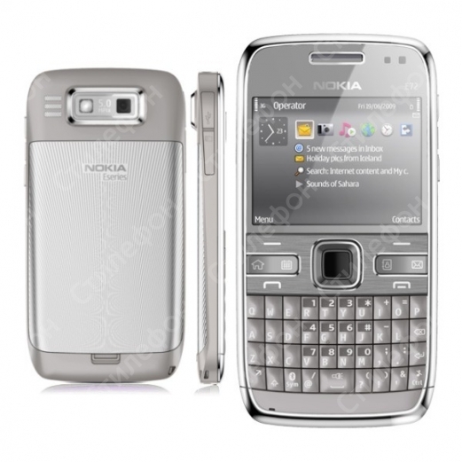 Корпус для Nokia E72 Оригинал (Серебро)