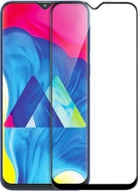 Защитное стекло 5D 0.2мм на весь экран для Samsung Galaxy M10 (Чёрное)