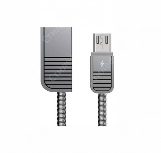 Кабель Remax RC088i металлический Micro USB (Серебряный)