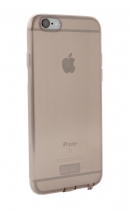 Чехол силиконовый Premium Luxo для iPhone 6s (Прозрачный золотой)