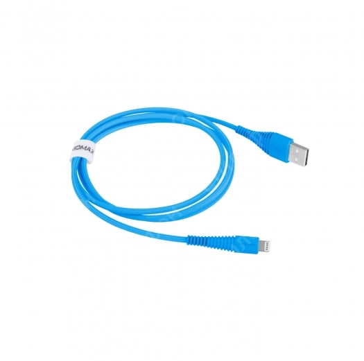 Кабель Усиленный Momax Tough Link Lightning Cable 1.2м (Синий)