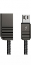 Кабель Remax RC088i металлический Micro USB (Черный)