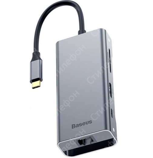 USB-концентратор Baseus Square Desk RJ45 CATXF-0G