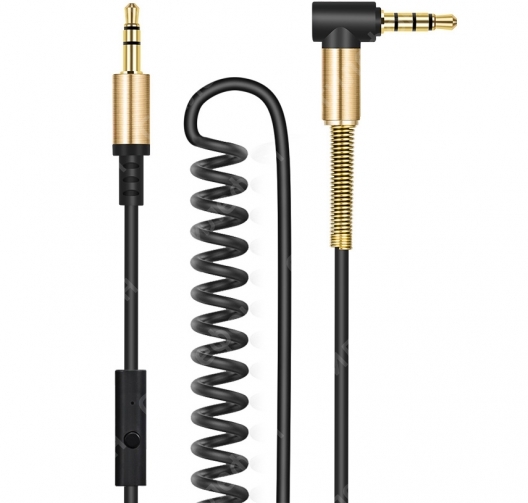 Кабель AUX Витой Hoco Upa 02 Spring Audio Cable 3.5mm с Микрофоном 2M
