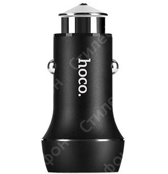 Автомобильное зарядное устройство Hoco Z7 Transformer 2 USB Dual Car Charger 2.4A (Черное)