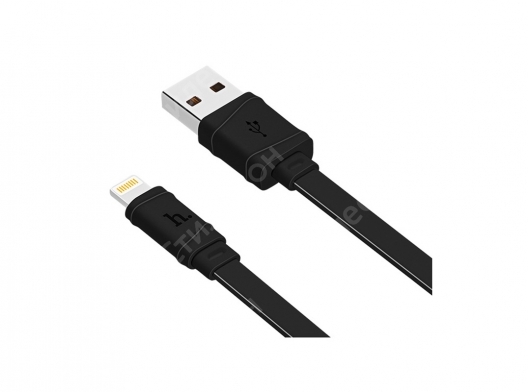 Кабель USB для iPhone и iPad Hoco X5 Bamboo (Черный)