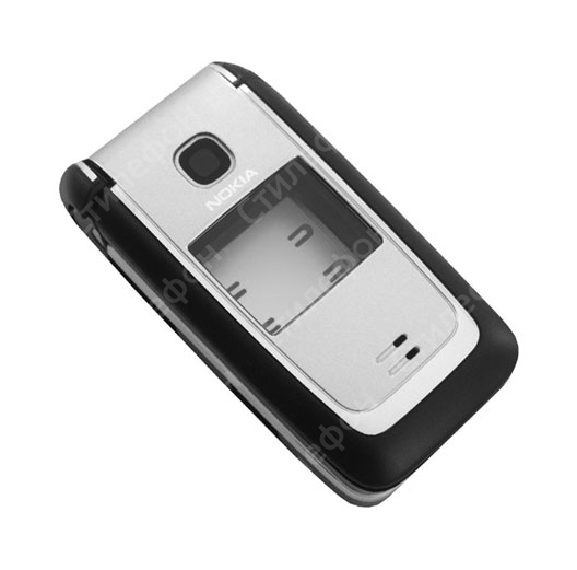 Корпус для Nokia 6125 (Черно - серебряный)