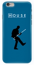Чехол для iPhone 5S / 6S / 7 / 8 / Plus / X / XS / XR / SE / 11 / 12 / 13 / Mini / Pro / Max (Dr. House Хью Лори с гитарой)