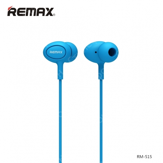 Наушники Remax RM-515 с микрофоном (Синие)