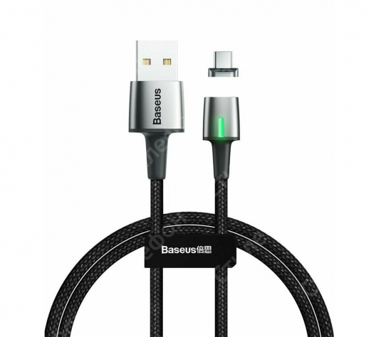 Магнитный кабель Baseus Zinc Magnetic Cable USB Type-C 3A 1м