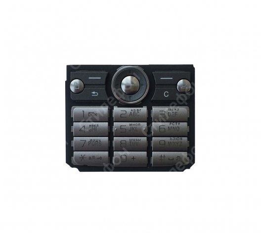 Клавиатура Sony Ericsson G700 русифицированная (Серебряная)