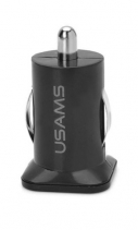 Автомобильная зарядка 2 USB Uams Dual Port (Черная)