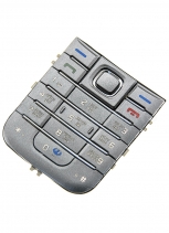 Клавиатура Nokia 6233 Русифицированная (Серебро)