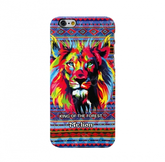 Чехол для iPhone 6s Plus светящийся Luxo King 7 Animals (Мистер Лев)