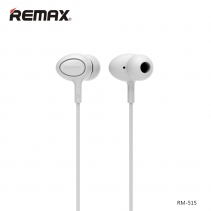 Наушники Remax RM-515 универсальные с микрофоном (Белые)