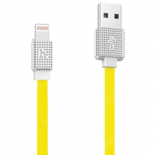 Кабель для Apple HOCO UPL18 Waffle Lightning Cable 120cm (Желтый)
