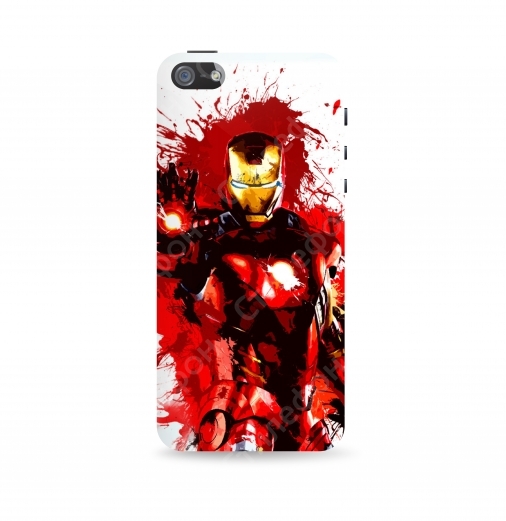 Чехол для iPhone 5S / 6S / 7 / 8 / Plus / X / XS / XR / SE / 11 / 12 / 13 / Mini / Pro / Max - Iron Man (Железный человек)