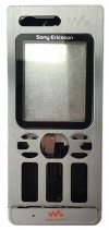 Корпус для Sony Ericsson W880i (Серебряный)
