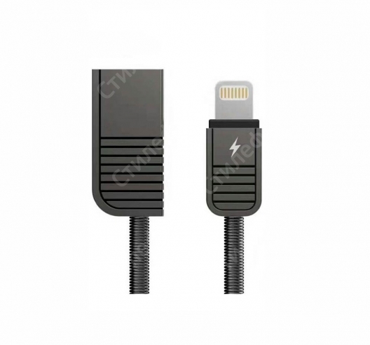 Кабель Remax RC088i металлический USB — Lightning (Черный)