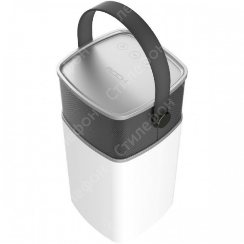 Блютуз колонка Rock Mulite Bluetooth Speaker с LED лампой водозащищенная (Черная)