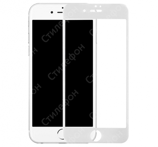 Стекло защитное Monarch 5D для iPhone 7 Plus техпак (Белое)