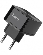 Сетевое зарядное устройство Hoco C26A Mighty Power Double Port Charger (Черное)