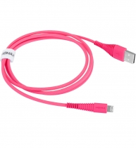 Кабель Усиленный Momax Tough Link Lightning Cable 1.2м (Розовый)