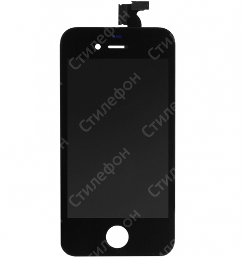 Дисплей для iPhone 4 в сборе со стеклом Чёрный (Оригинал)