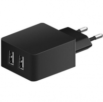 Сетевая зарядка Monarch Euro Dual USB Home Charger (Черная)