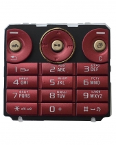 Клавиатура Sony Ericsson W660i Русифицированная (Красная)