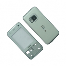 Корпус для Nokia N81 (Серебряный)
