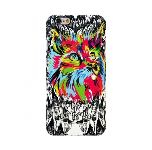 Чехол для iPhone 6s Plus светящийся Luxo King 7 Animals (Мистер Кот)