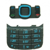 Клавиатура Nokia 6600 Slide Русифицированная (Синяя)