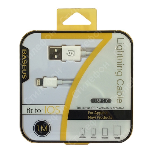 Кабель Lightning USB Baseus для iPhone 5 / 5s / SE / 6 / 6 Plus / 7 (1м)