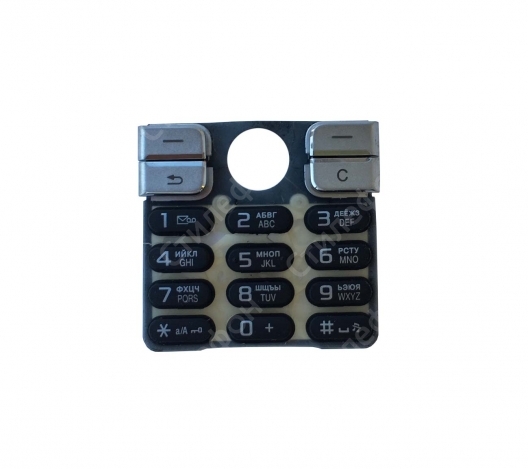 Клавиатура Sony Ericsson K510i русифицированная (Чёрная)