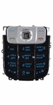 Клавиатура Nokia 2630 Русифицированная (Черная, белая)