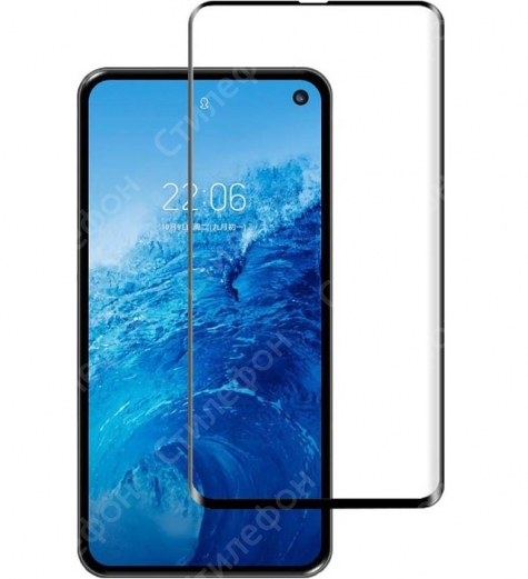 Защитное стекло Full Screen для Samsung Galaxy S10E / Lite (Чёрное)
