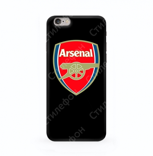 Чехол для iPhone 5S / 6S / 7 / 8 / Plus / X / XS / XR / SE / 11 / 12 / 13 / Mini / Pro / Max - ФК Арсенал (Arsenal)