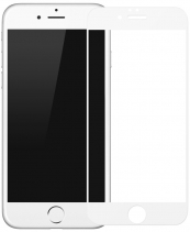 Матовое защитное стекло 3D 0.3мм на весь экран для iPhone 7 (Белое)